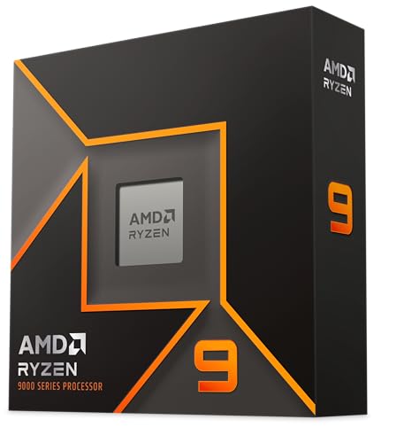 (-55%) AMD Ryzen 9 9900X Prozessor (Radeon Grafik intergrierte, 12 Kerne/24 Threads, 120W TDP, AM5 Sockel, 76MB Cache, Bis zu 5.6 GHz max Boost Frequenz, Kein Kühler)