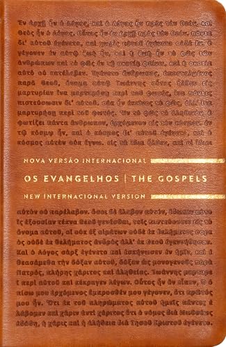 Os Evangelhos - Edição Bilíngue, Português / Inglês, NVI / NIV, com palavras de Jesus em azul - Capa flexível