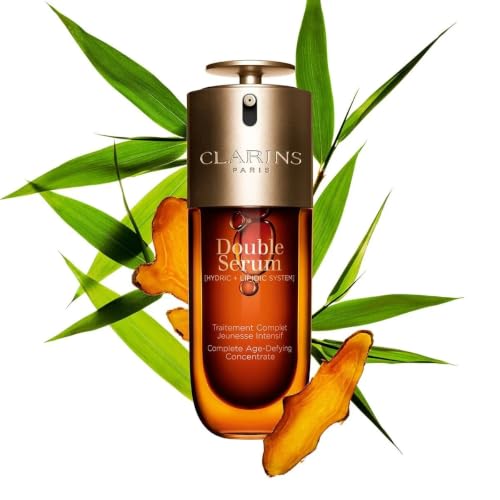 Clarins DOUBLE SERUM 2-in-1 Hydrating Anti-Aging Face Serum