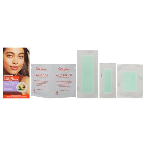 Sally Hansen Wax Kit Wax Strips For Face & Bikini 20 count (Pack of 1)