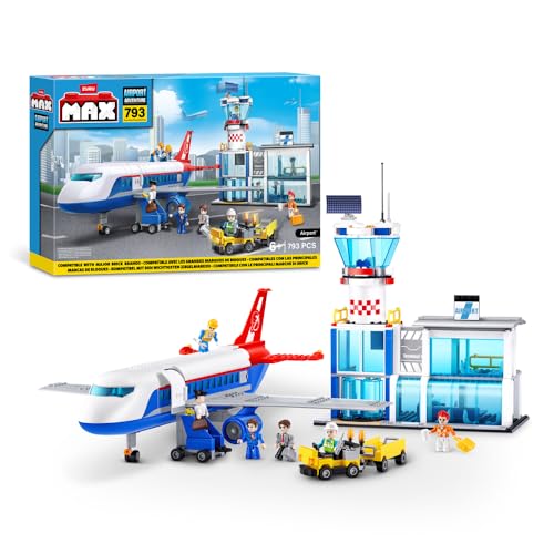 Candide, Max, City Airport, Blocos de Montar, Max Build, Acima de 3 anos - 793 peças