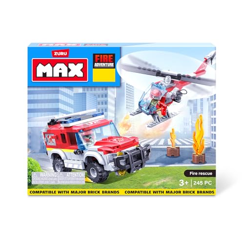 Candide, Max, City Fire Rescue, Blocos de Montar, Max Build, Acima de 3 anos - 265 peças