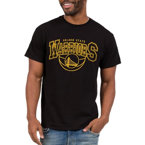 Golden State Warriors NBA Monochromatic Logo Arch - Adult Short Sleeve Fan T-Shirt for Men and Women