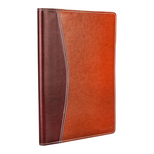 Amazon Basics Leatherette Document Files with 20 Leaf | Water Resistant | Durable | File Folders | Certificate Holder