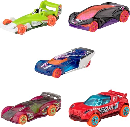Hot Wheels Toy Cars or Trucks 5-Pack Bundle, 3 Themed Sets of 5 1:64 Scale Vehicles, 15 Total Vehicles for Kids & Collectors (Styles May Vary) (Amazon Exclusive)