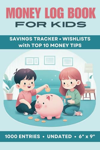 Money Log Book for Kids cover