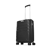 Aristocrat Cabin Polycarbonate PC Chroma 55 CmSmall 8 Wheels Double Spinner Trolley Bags