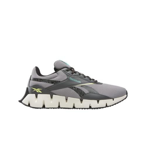 Reebok Unisex Zig Dynamica STR Sneaker, Grey 3/Vintage Chalk/Grey 5, 11.5 Women/ 10 Men