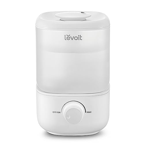 LEVOIT Top Fill Humidifier for Bedroom, 2.5L Tank for Large Room, Easy to Fill and Clean...