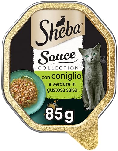 🔥 STARKER PREIS (-36%) Sheba Katzenfutter mit Kaninchen und Gemüse in zarter Sauce, 85 g – 22 Schalen