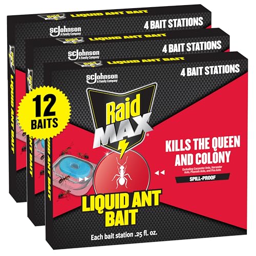 Raid Max Liquid Ant Bait Ant Traps Indoor And Outdoor Use Insect