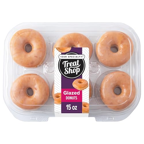 Our Specialty Treat Shop Glazed Yeast Ring Donuts, Frozen, 6ct