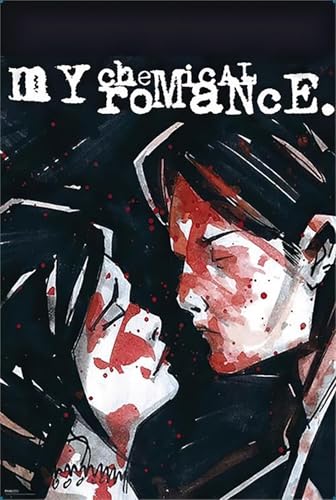 BUY ART FOR LESS Officially Licensed My Chemical Romance - Three Cheers Art Poster - 24 x 36 Inch - Decorative Print - Poster Paper - Ready to Frame