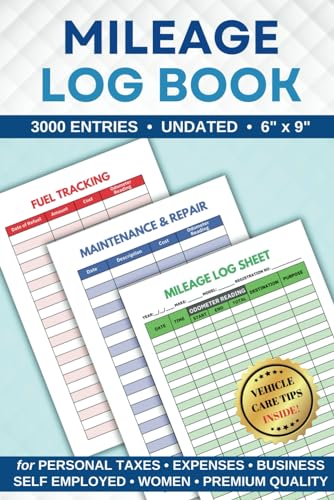 Mileage Log Book cover