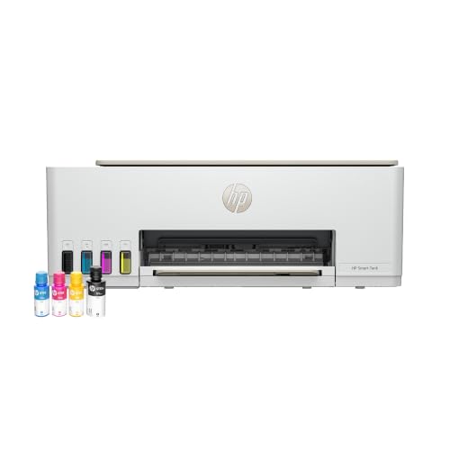 HP Smart Tank All in One 583 Multi-Function WiFi Color Ink Tank Printer (Borderless Printing) for Print/Copy/Scan with Up to 4000 Pages of Black or 60