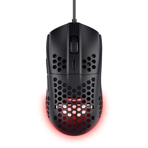 (-47%) GXTrust Helox Gaming Maus USB, Ultraleicht 65g, Schwarz