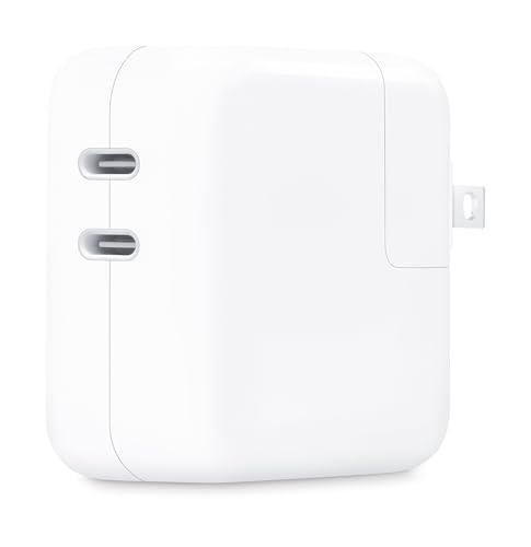 Apple 35W Dual USB-C Port Power Adapter: Fast and Convenient Charging, Type C Wall Charger : Cell Phones & Accessories