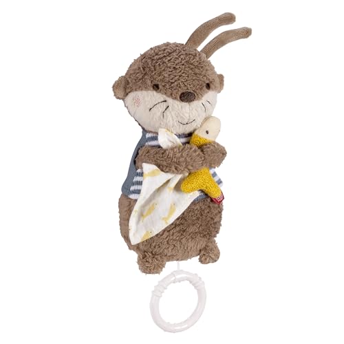 (-31%) Fehn Mini-Spieluhr Otter Theo – Kuscheltier & Einschlafhilfe für Babys