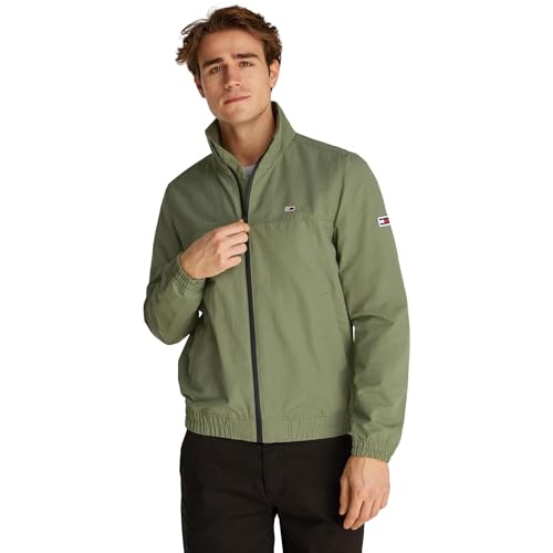 ⚡ BLITZDEAL (-72%) Tommy Jeans Herren Jacke Essential Casual Bomber Übergangsjacke, Grün (Aruba Green), XXL
