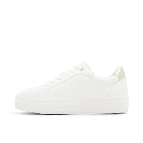 ALDO Women's Valenzia Sneaker, White/Multi, 8