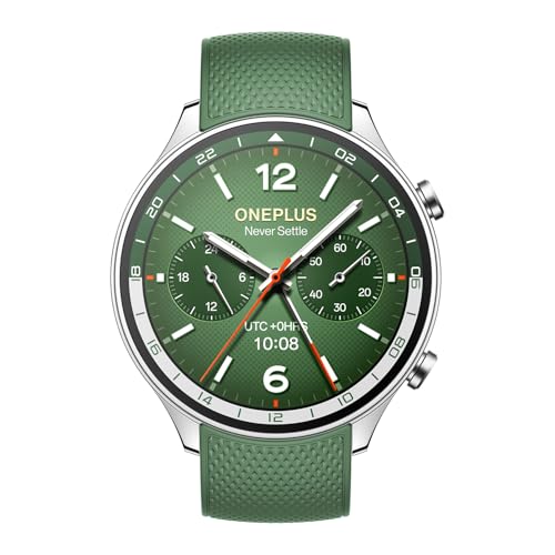OnePlus Watch 2R with Wear OS 4 by Google,Snapdragon W5 Chipset,Upto 100hrs Battery Life,1.43’’ AMOLED Display,100+ Sports Mode,Dual Frequency GPS,5 A