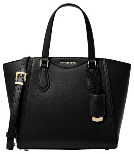 Michael Kors Taryn Small Convertible Crossbody Bag, Gold-Tone Hardware/Black