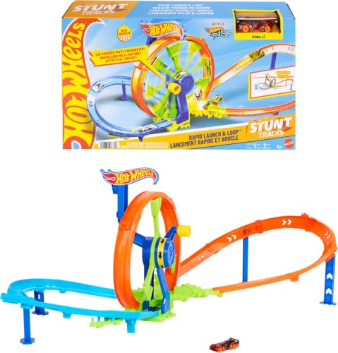 Hot Wheels Action Pista de Brinquedo Desafio Turbina de Ação para crianças a partir de 4 anos