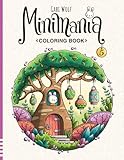 Minimania Volume 5 - Coloring Book with little cute Wonder Worlds (Minimania Coloring Books)