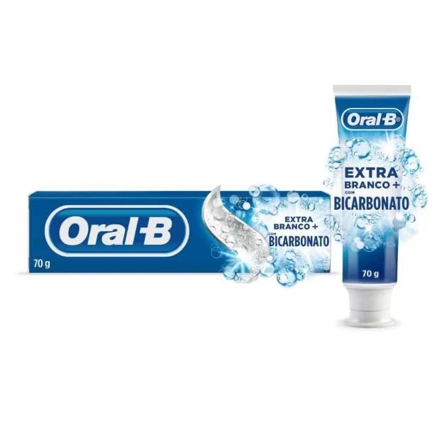 Oral-B Pasta de Dente Carvão com Bicarbonato 70g 1 Unidade
