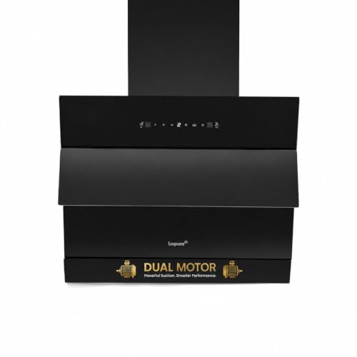 Livpure Zen 60 cm | Slant Shape Chimney | Dual Motor| 1350 m³/hr Suction | Filterless | Touch & Gesture Control | Low Noise | Lifetime Motor + 2 Years