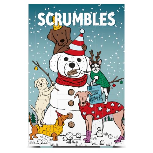 Scrumbles Dog Advent Calendar with Natural Dog Treats