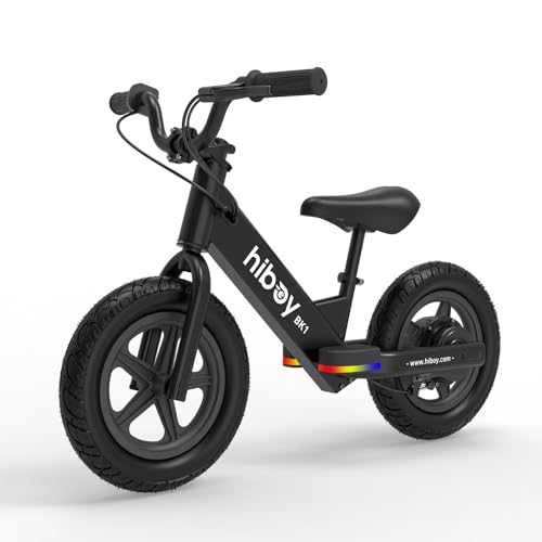 Hiboy BK1 Electric Balance Bike for Kids, 12 Inch Tires, 150W Peak Motor, Adjustable Seat, 21.6V/2.6Ah Battery, Electric Bike for Kids Ages 3-5