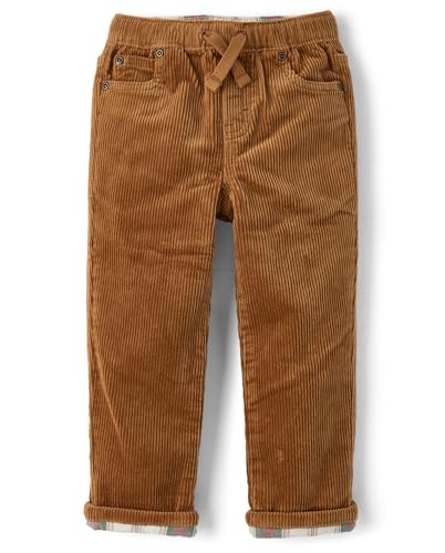 Gymboree,and Toddler Courduroy Pull on Pants,Antler Brown,5T
