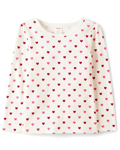 Gymboree,and Toddler Printed Long Sleeve Shirts,Vday Polka Dots,12-18 Months