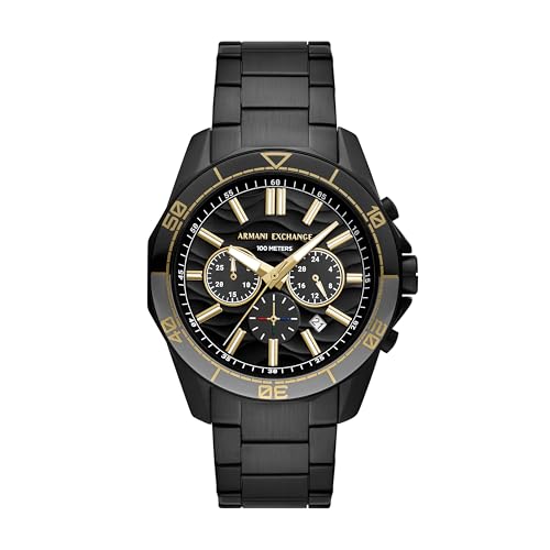 Armani Exchange A|X Dive-Inspired Stainless Steel Watch for Men