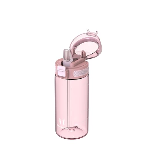 Sparrow Gourde avec Paille - Gourde Enfant - Tritan Bouteille d'eau - 500ml | Étanche, Sans BPA, Lavable au lave-vaisselle, École, Sport, Enfant, Durable, Voyage, Plein Air, Léger, Camping, TouchSip