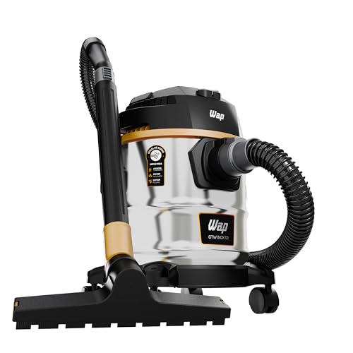 WAP Aspirador de Pó e Água Barril GTW INOX 12i, Portátil, 12 Litros, com Soprador, 170mbar 1600W 127V