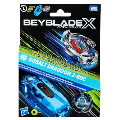 (-20%) Beyblade X Cobalt Dragoon 2-60C Deluxe linksdrehdes Schnur-Starter Set