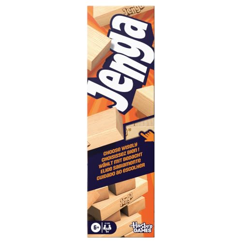 (-35%) Offizielles Hasbro Jenga Spiel mit digitalem Würfel