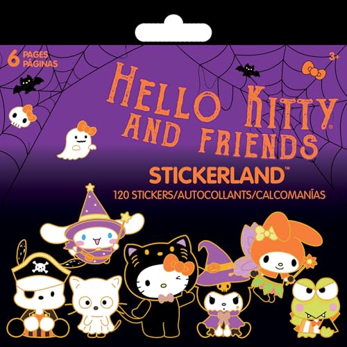 Sanrio - Hello Kitty and Friends - Halloween - 2024 - MINI STICKERLAND Pads-6 PG Mini Stickerland Pad - 6 Page
