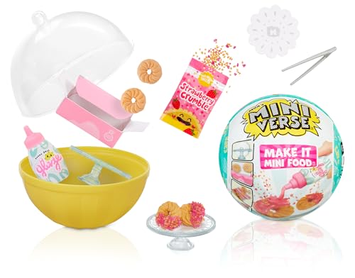 Make It Mini Food Cafe Series 3 Mini Collectibles - MGA's Miniverse, Mystery Blind Packaging, DIY, Resin Play, Replica Food, NOT Edible, Collectors, 8+