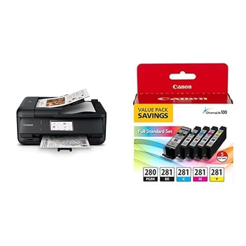 Canon PIXMA TR8620a All-in-One Printer Home Office with PGI-280/CLI-281 Ink