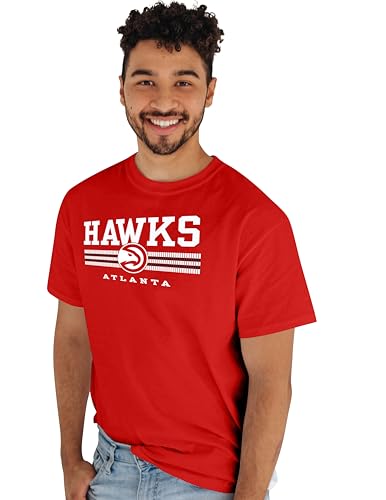 Atlanta Hawks NBA Officially Licensed T-Shirt Basketball Team Color, Small