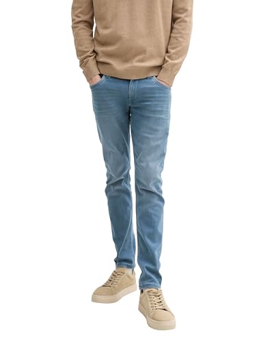 🔥 STARKER PREIS (-30%) TOM TAILOR Denim Relaxed Fit Chino Shorts mit Leinenanteil, Black, S
