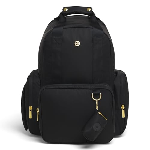 Huggies Signature Hug Pack Diaper Backpack, Black, One Size