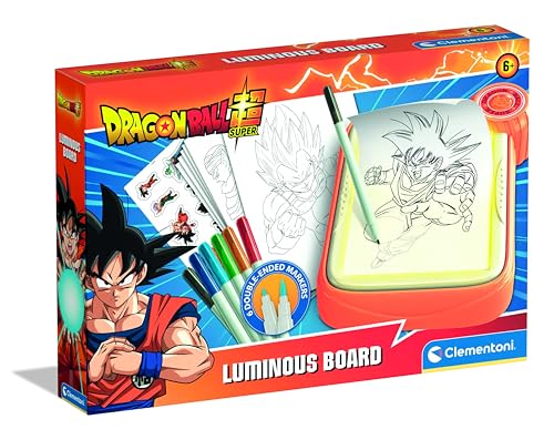 🔥 STARKER PREIS (-39%) Clementoni Dragon Ball Luminous Board, leuchtende Tafel, für Kinder