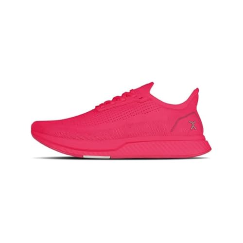 FLUX FOOTWEAR Men’s and Women’s Adapt Runner Wide Toe-Box Natural Movement Shoes with Breathable Knit Upper & UltraFlex Midsole Lightweight Shoes for Running, Walking & Everyday Wear - Neon Pink