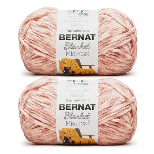 Bernat Blanket Mist-ical Pink Quartz 2 Pack of 300g Yarn