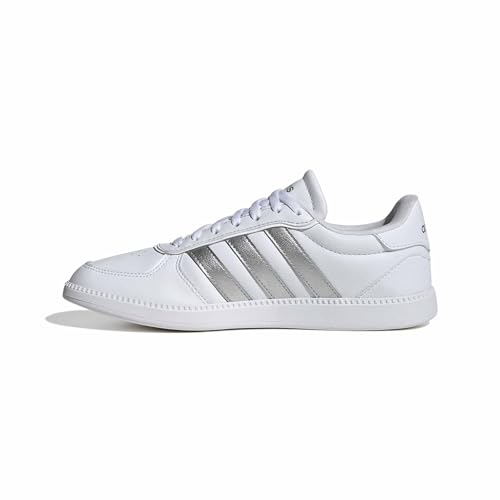 (-43%) adidas Damen Breaknet Sleek Shoes, FTWR White/Silver Met./FTWR White, 38 2/3 EU