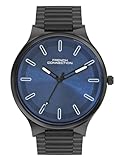 French Connection Analog Blue Dial Mens Stainless Steel Watch